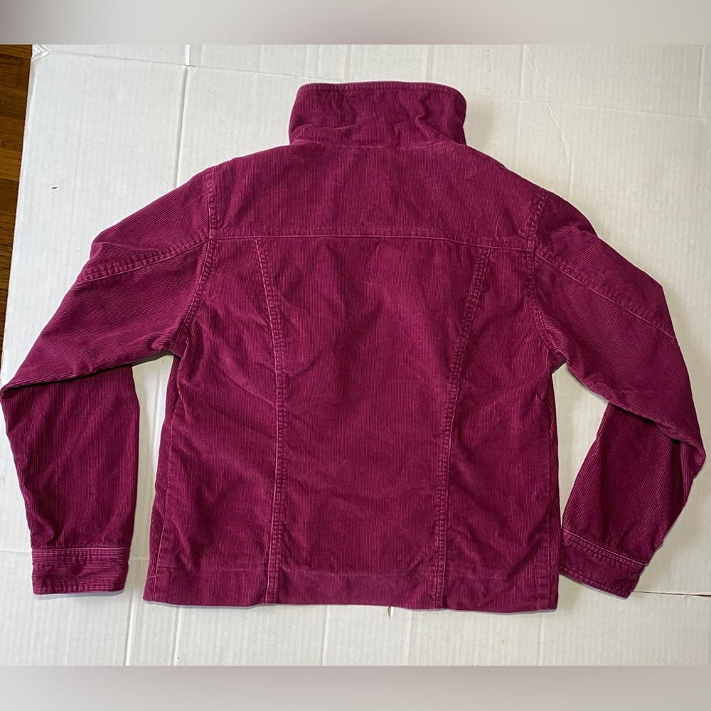 L. L. Bean Small Burgundy Corduroy Jacket - Picture 6 of 7